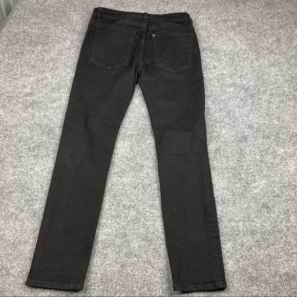 H&M High Rise Jegging Pants black Wash Skinny Stretchy 24x25 - Picture 10 of 11